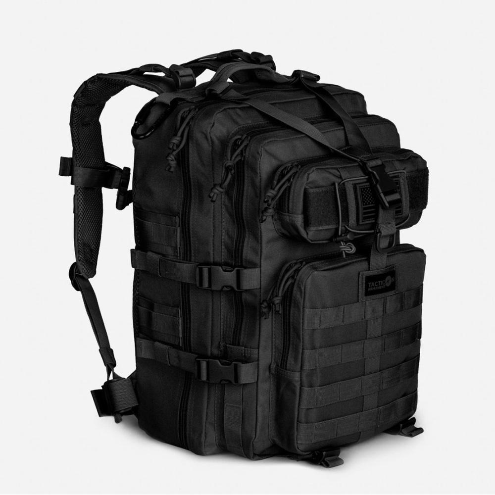 Tactical Black Backpack NWT - image 1